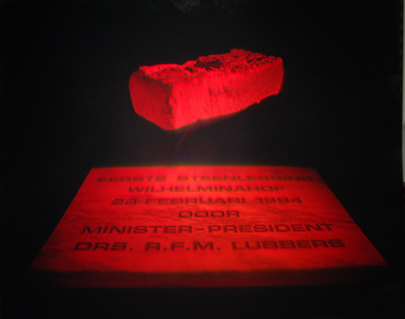 Eerste steen legging door DHL